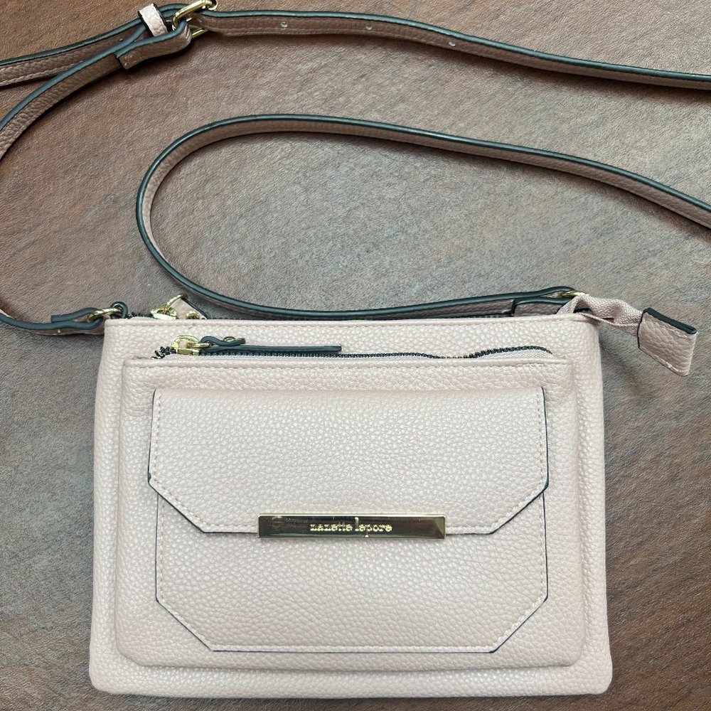 Nanette Lepore Jarson Zip Flap Crossbody (Light Pink)